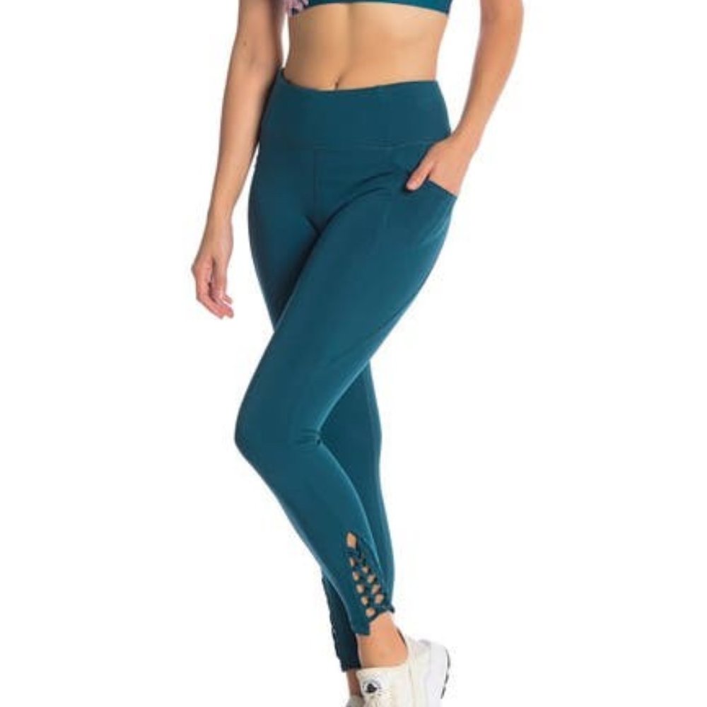 Nanette Lepore Sz. XS, Teal Athletic Leggings